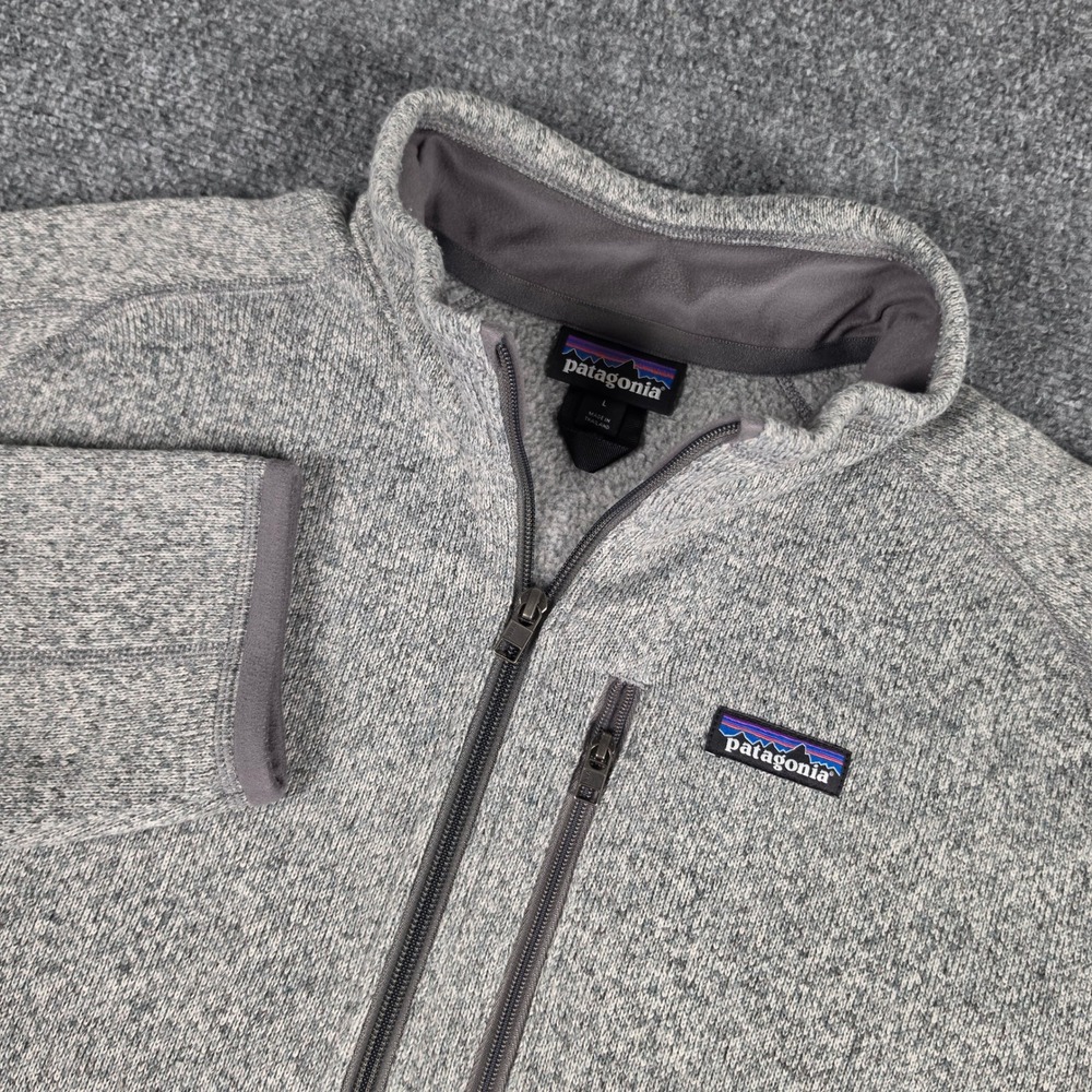 Patagonia Better Sweater Mens L Gray 1/4 Zip Fleece Pullover STY25523 FA20